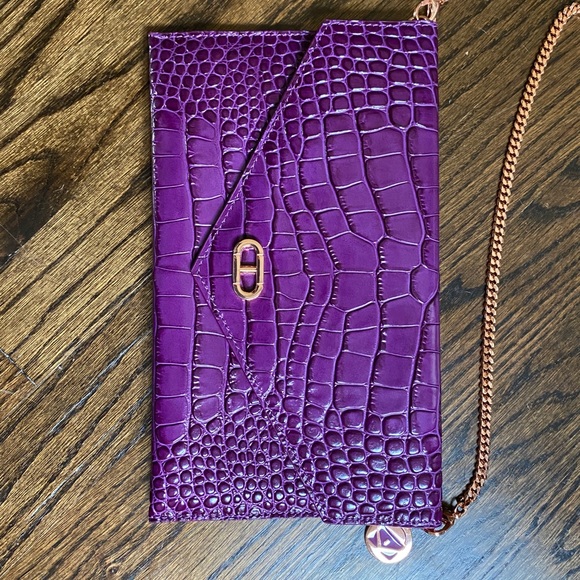 New Kerry Washington Dee Ocleppo Purple Purse - Picture 3 of 7